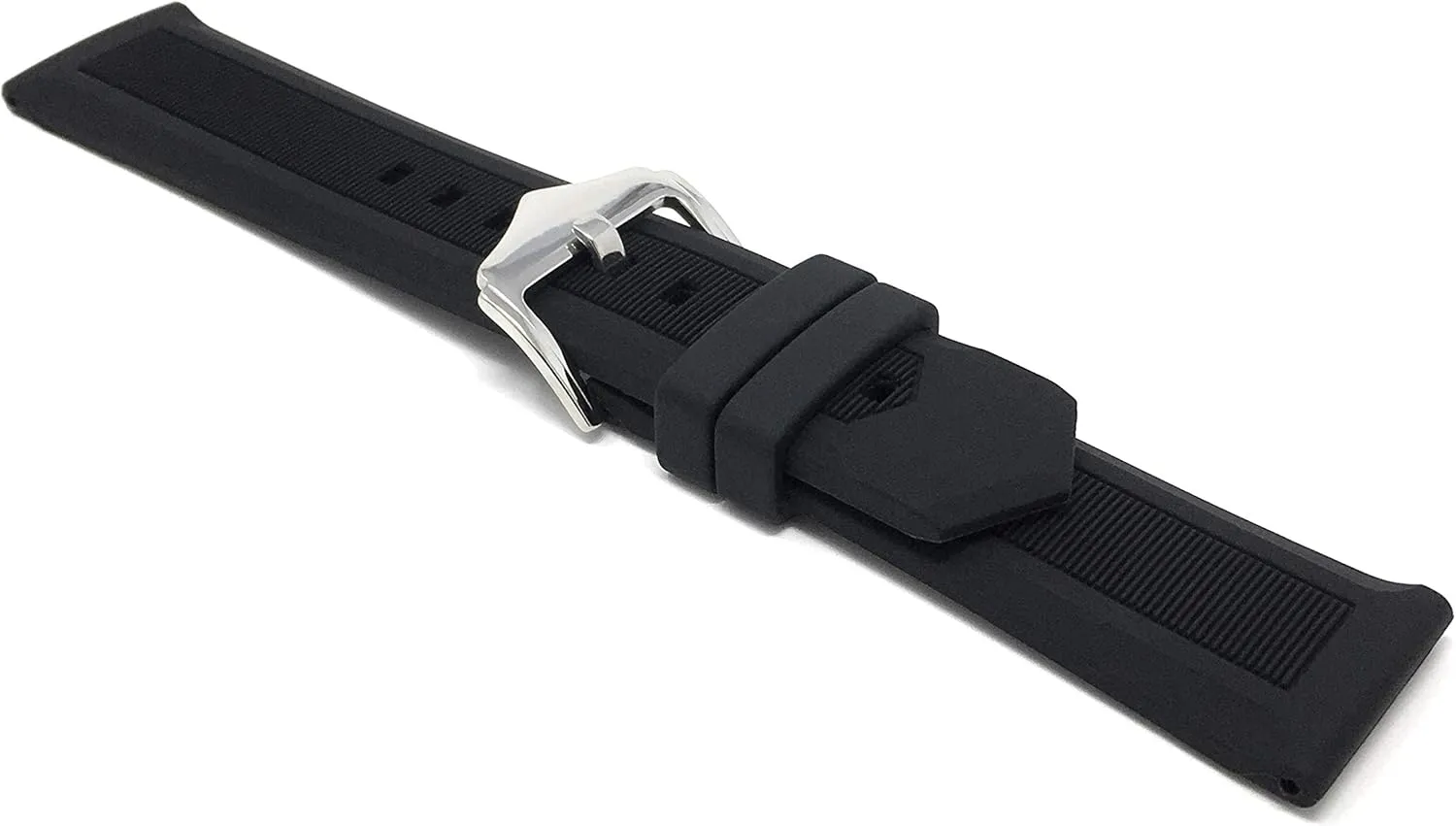 - 12mm, 14mm, 16mm, 18mm, 20mm, 22mm, 24mm, 26mm, 28mm Bandini Silicone conversely disastrous tint Watch Bands - Soft Rubber Replacement Watch Straps - Smooth and Ribbed - Waterproof - Stainless Steel Buckle - Many Colors 