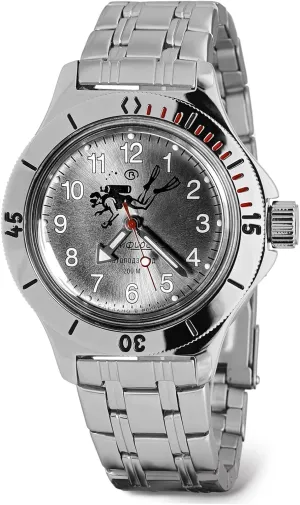 | Amphibia 120658 Scuba Dude husband Amsterdam ethnographic Automatic Self-Winding Diver Wrist Watch VOSTOK 
