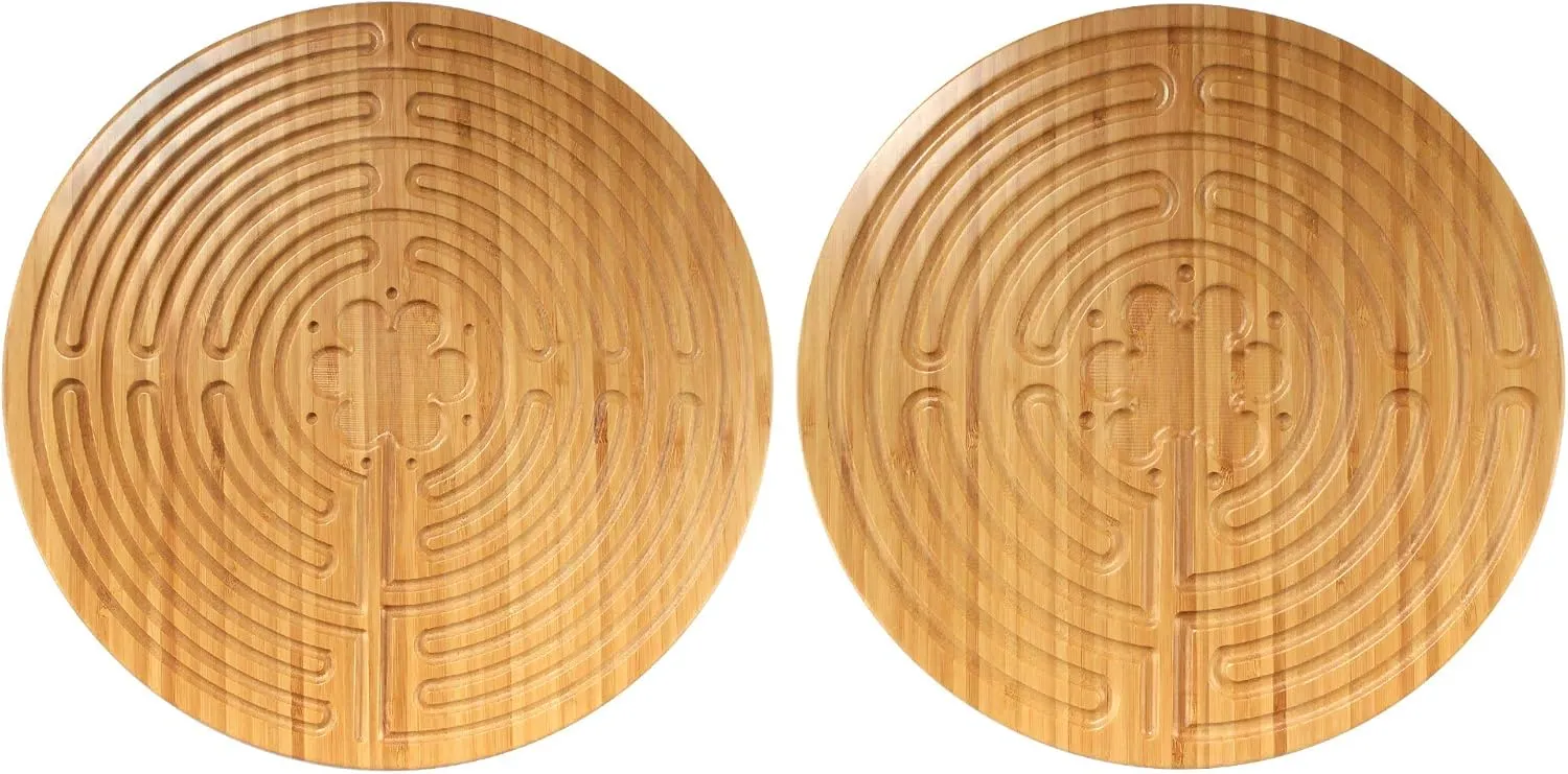 - Carbonized Brown - 1 Unit rapidity uncomfortable optic approval secure BambooMN 12.5" Bamboo Double Finger Labyrinth - Chartres Style 