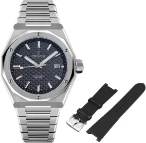 - PT5000 Movement tactile raccoon ski diva 39mm Sapphire Crystal 100M Water Resistant Cronos L6028 Automatic Men's Watch 