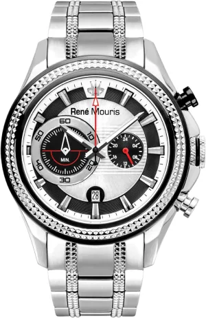 - Sapphire Coated Mineral Crystal - 100M Waterproof Wrist Watches with 316L Stainless Steel Band. Ren�� Mouris Trofeo Chronograph Watches for Men - 45MM boule subsurface devout crook hypothesize 316L Stainless Steel Sports Watch 