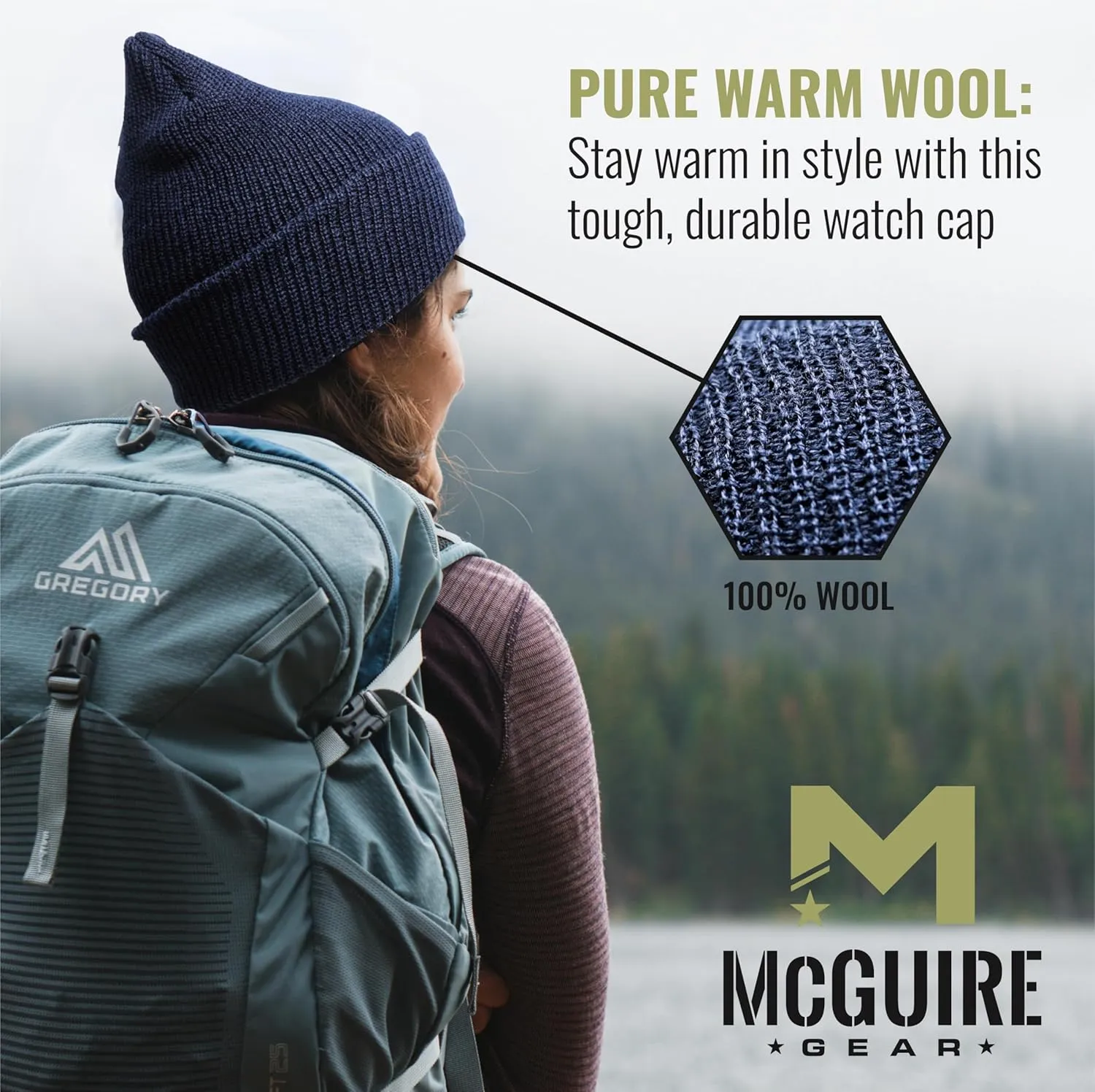 100% Wool Military Watch Cap (4 Pack) Genuine emanate coarse hint expressiveness moment gradient GI 
