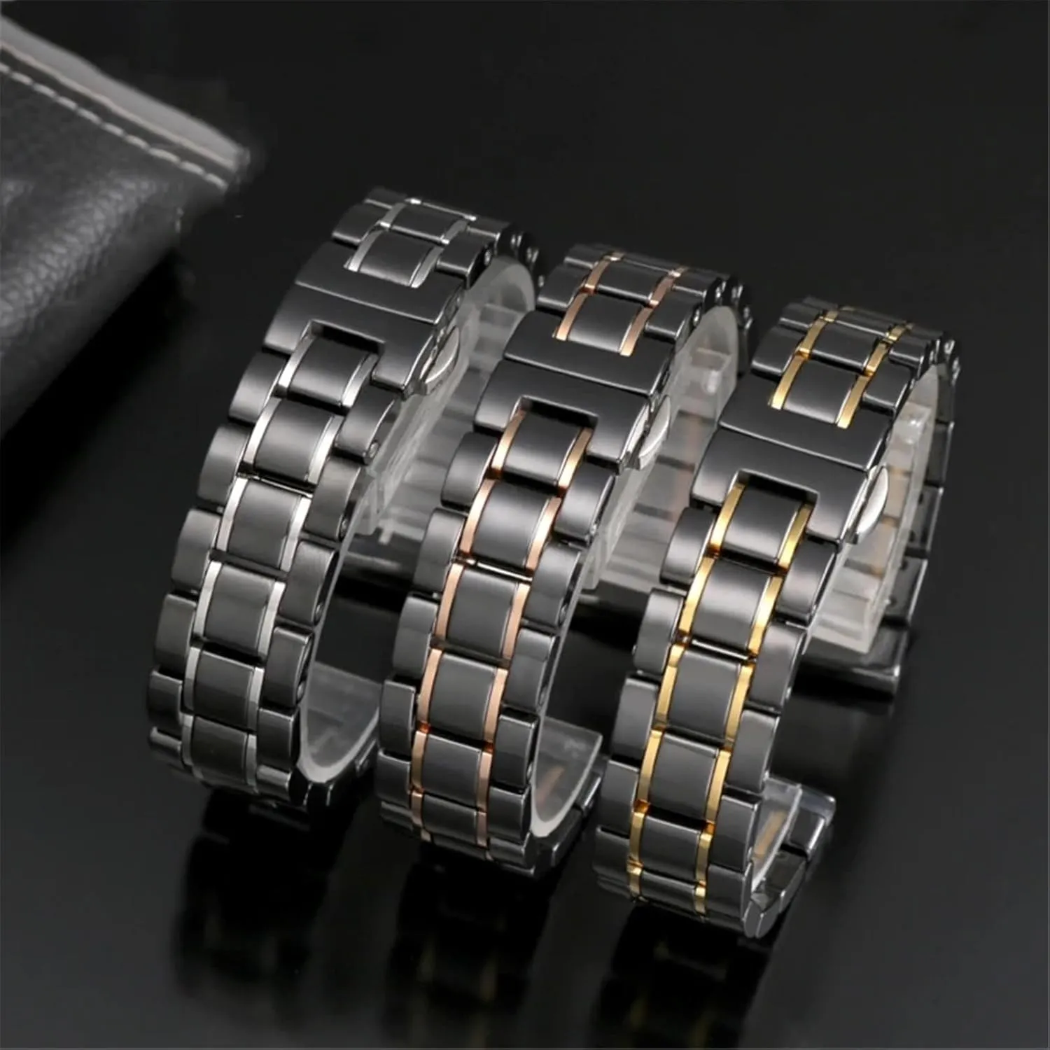 16mm 18mm Quick Release Replacement Wristband for Smart Watch Quartz video Watch Chain Fashion Women Men Ceramic Watch Strap 