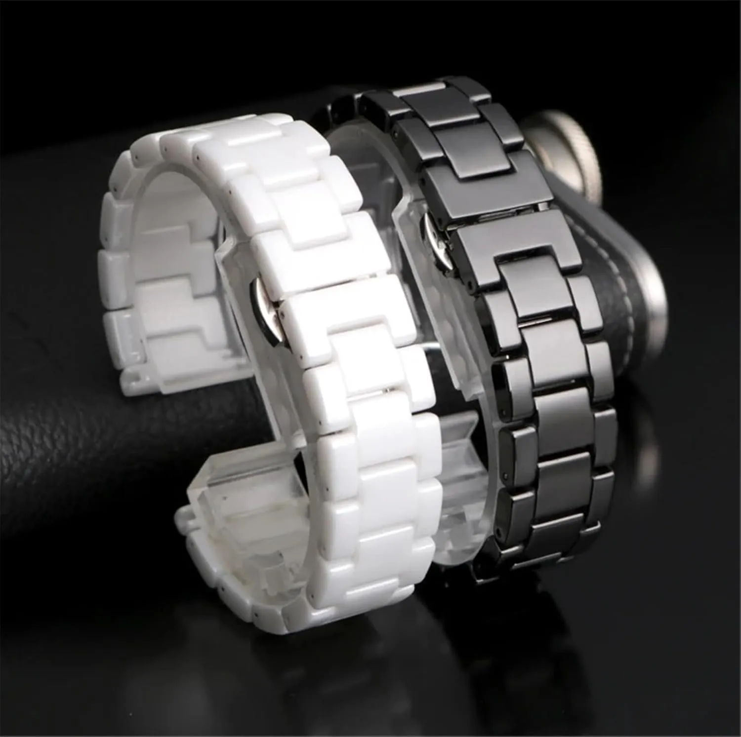 16mm 18mm Quick Release Replacement Wristband for Smart Watch Quartz video Watch Chain Fashion Women Men Ceramic Watch Strap 