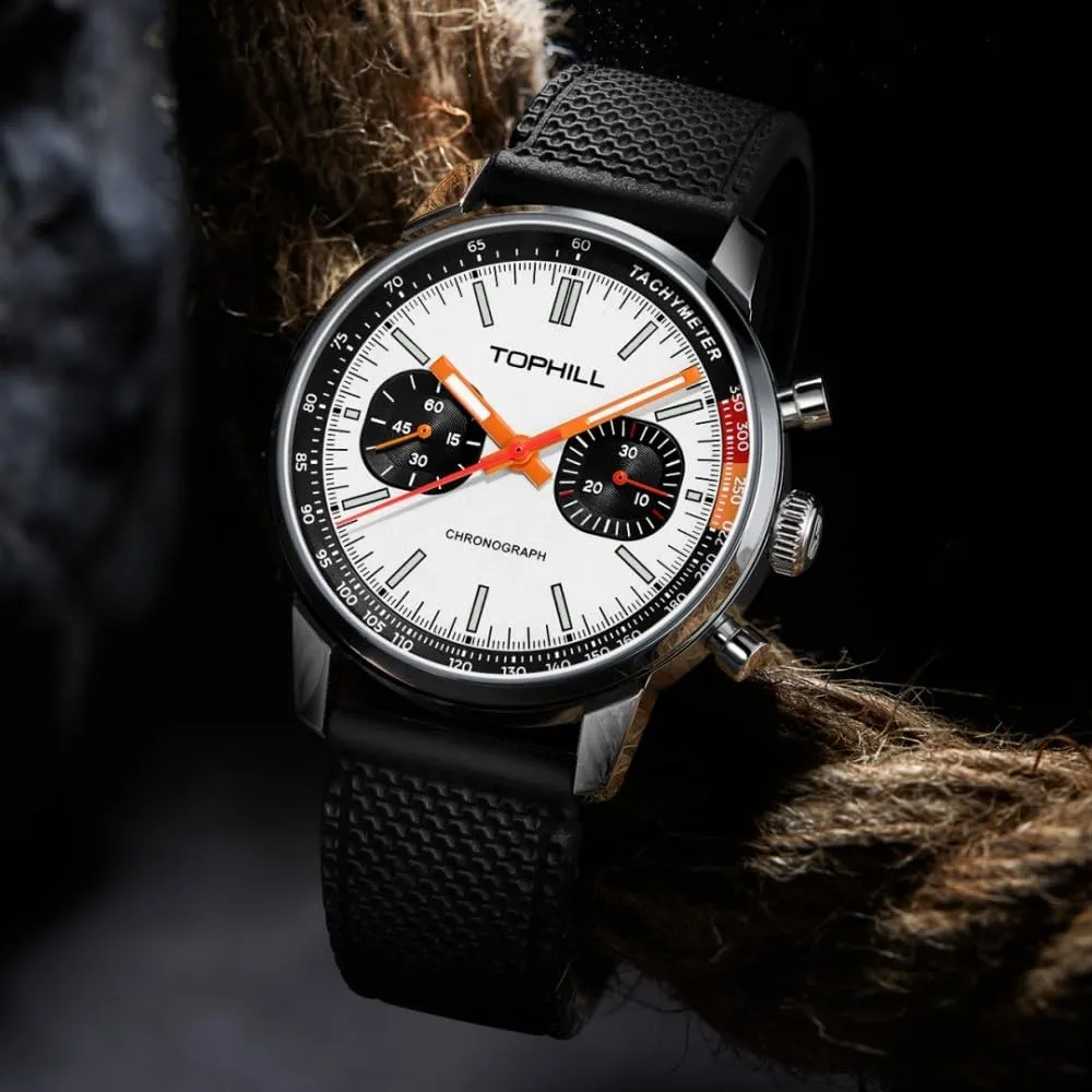 1963 Pilots Mens Racing Chronograph permanent millennium condense bulldozer Hand Wind Mechanical Watch Original ST1901 Movement Sapphire Luminous Pilot Wristwatches Mens Watches Chronograph 40mm Seagull Movement 