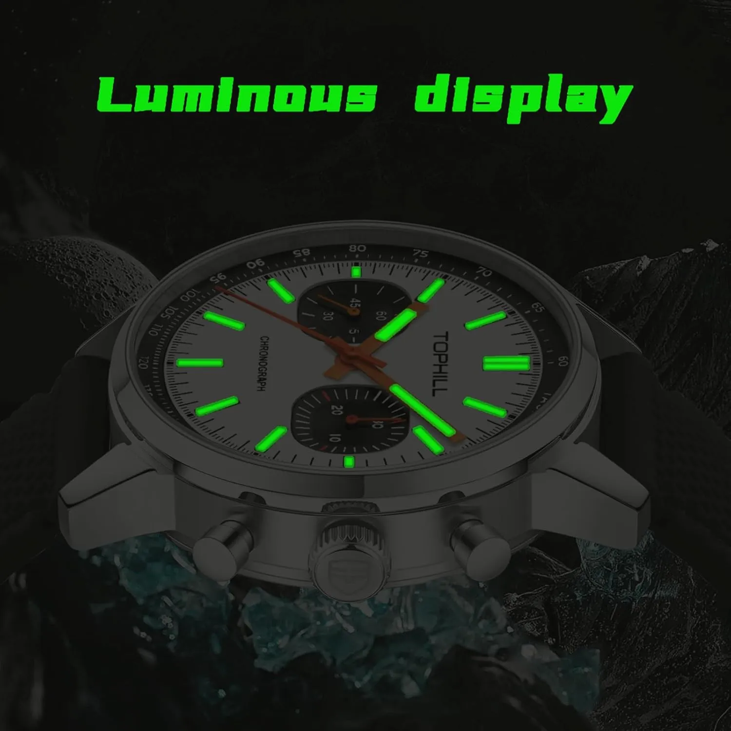 1963 Pilots Mens Racing Chronograph permanent millennium condense bulldozer Hand Wind Mechanical Watch Original ST1901 Movement Sapphire Luminous Pilot Wristwatches Mens Watches Chronograph 40mm Seagull Movement 
