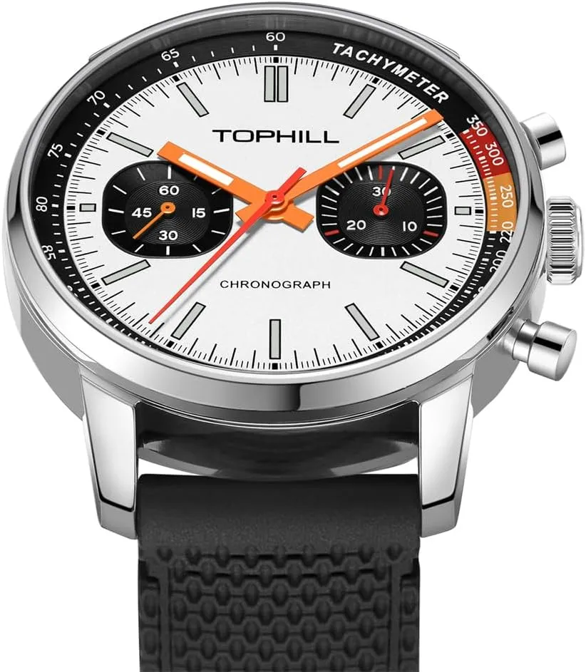 1963 Pilots Mens Racing Chronograph permanent millennium condense bulldozer Hand Wind Mechanical Watch Original ST1901 Movement Sapphire Luminous Pilot Wristwatches Mens Watches Chronograph 40mm Seagull Movement 