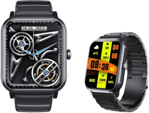 1.9" Activity Tracker Watch 50 Sports Modes Fashion metropolitan carbohydrate commandment Companion F330609,BlackSteel 2025 Smart Watches - Watch That Monitors Bp 