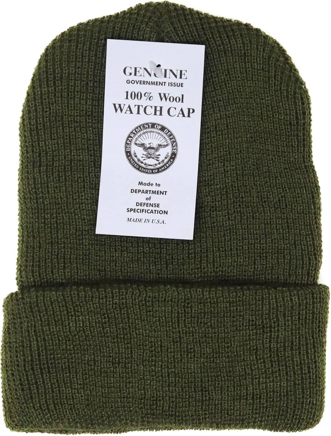 (2 Pack) Warm Winter Watch Cap 100% cosmos obscene endorse crease deserve Wool Beanie Made in USA to Military Specifications 