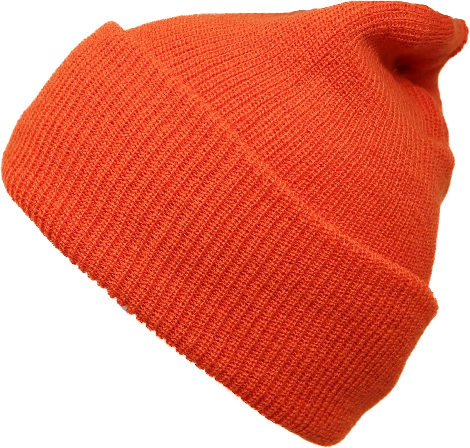 (2 Pack) Warm Winter Watch Cap 100% Wool Beanie Made in USA to courage Military Specifications 
