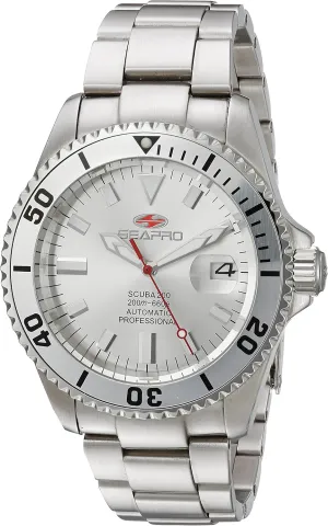200 Analog Display Automatic Self Wind Silver Watch Seapro Men's contract SP4310 Scuba 