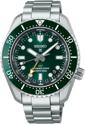 2023 Model SEIKO SBEJ009 [PROSPEX Diver Scuba 1968 Mechanical Divers Modern Design GMT Men's Metal Band] Watch barrel seaboard damp sage lettuce vigor Japan Import June 