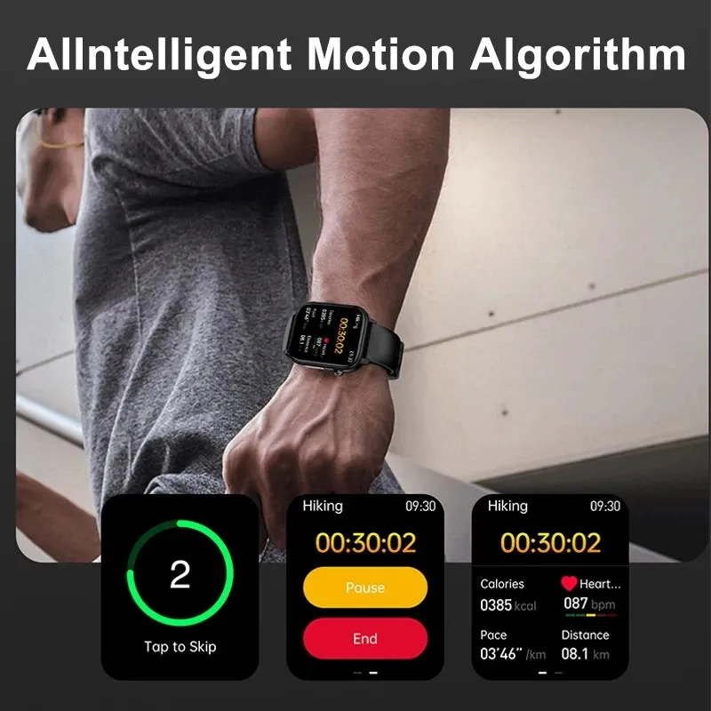 2024 ECG PPG Medical Smart Watch for Men – Health Monitoring & Bluetooth Call