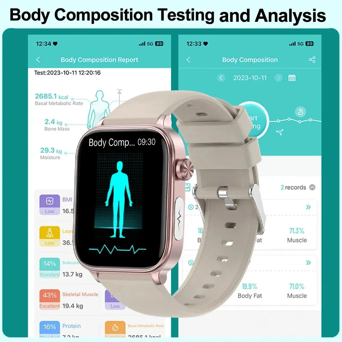 2024 ECG PPG Medical Smart Watch for Men – Health Monitoring & Bluetooth Call