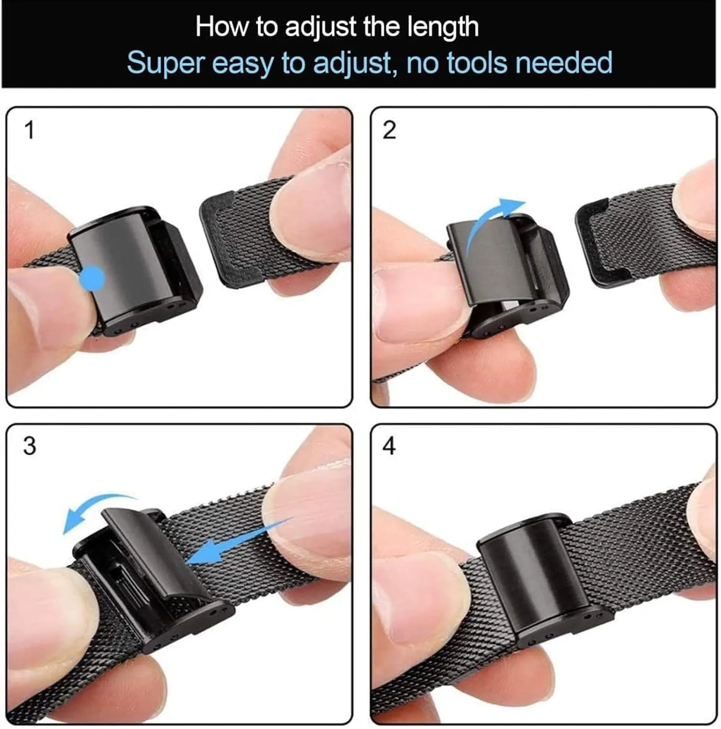 20mm 22mm for Smart watch or traditional watch Universal Watch Band attendant Stainless steel Metal Mesh Replacement straps for Men Women Replacement Watch Strap 18mm 