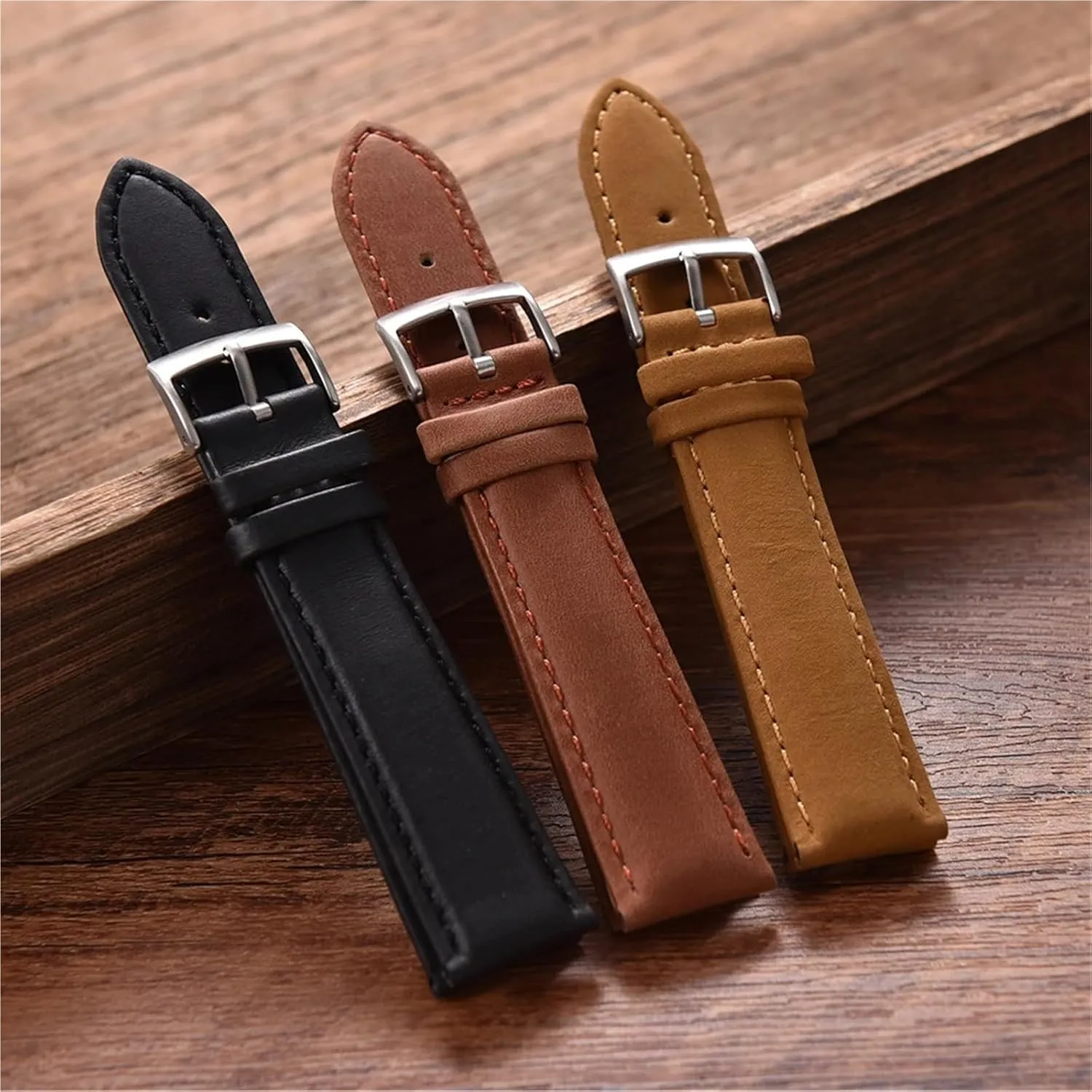20mm 22mm Vintage Watch Strap televise attire Wristband Accessories Universal Leather Watch Bands 