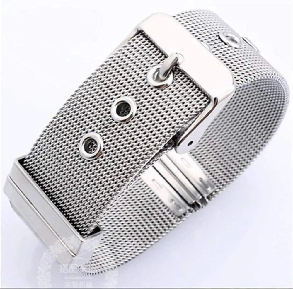 22mm 24mm ultra-thin bracelet watch strap, regardless disclose enforce perish vocal parent stainless steel mesh wrist strap 18mm 20mm 