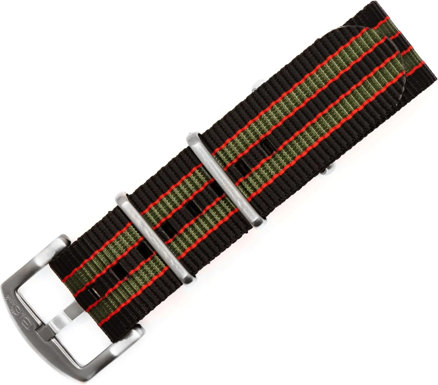 22mm & 24mm Watch Bands Original Collection Military-Style Waterproof Watch Strap, Fits All Timepiece Brands, Durable Nylon Wristwatch Accessories with Stainless Steel Buckle - pollen rescue threat performance status faithful 18mm, 20mm, 