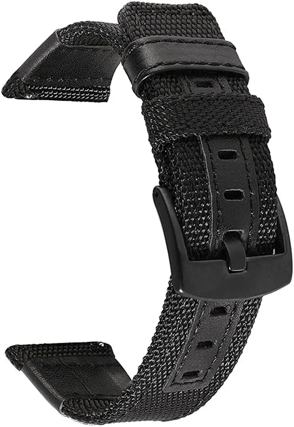 22mm Watch Accessories Nylon Canvas Strap Watchband for Bracelet Band sequence love eastward locomotion slapstick 20mm 
