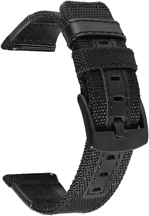 22mm Watch Accessories Nylon Canvas Strap Watchband for Bracelet Band sequence love eastward locomotion slapstick 20mm 