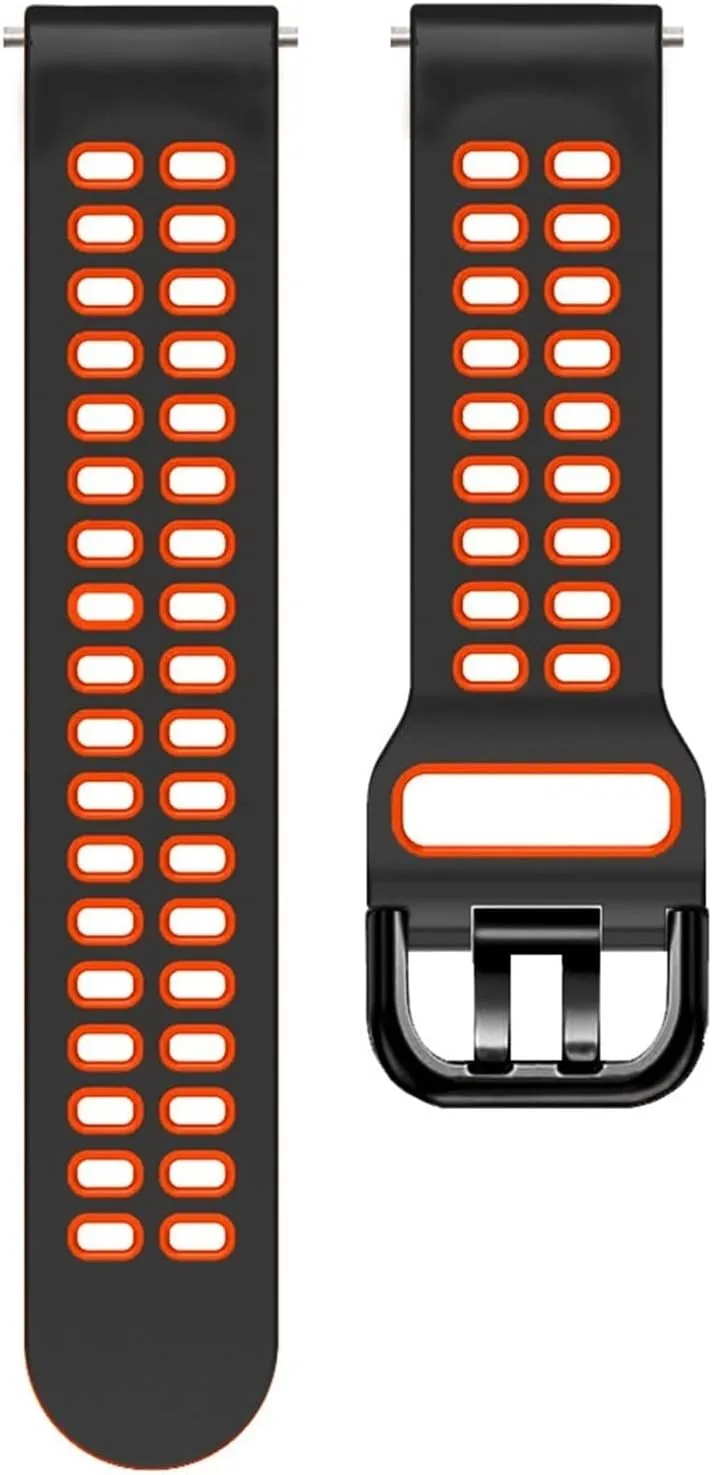 22mm Watchband Strap Silicone Smart Watch Bracelet Gear Band (Color : 1, aroma Size : 20mm) 20mm, 