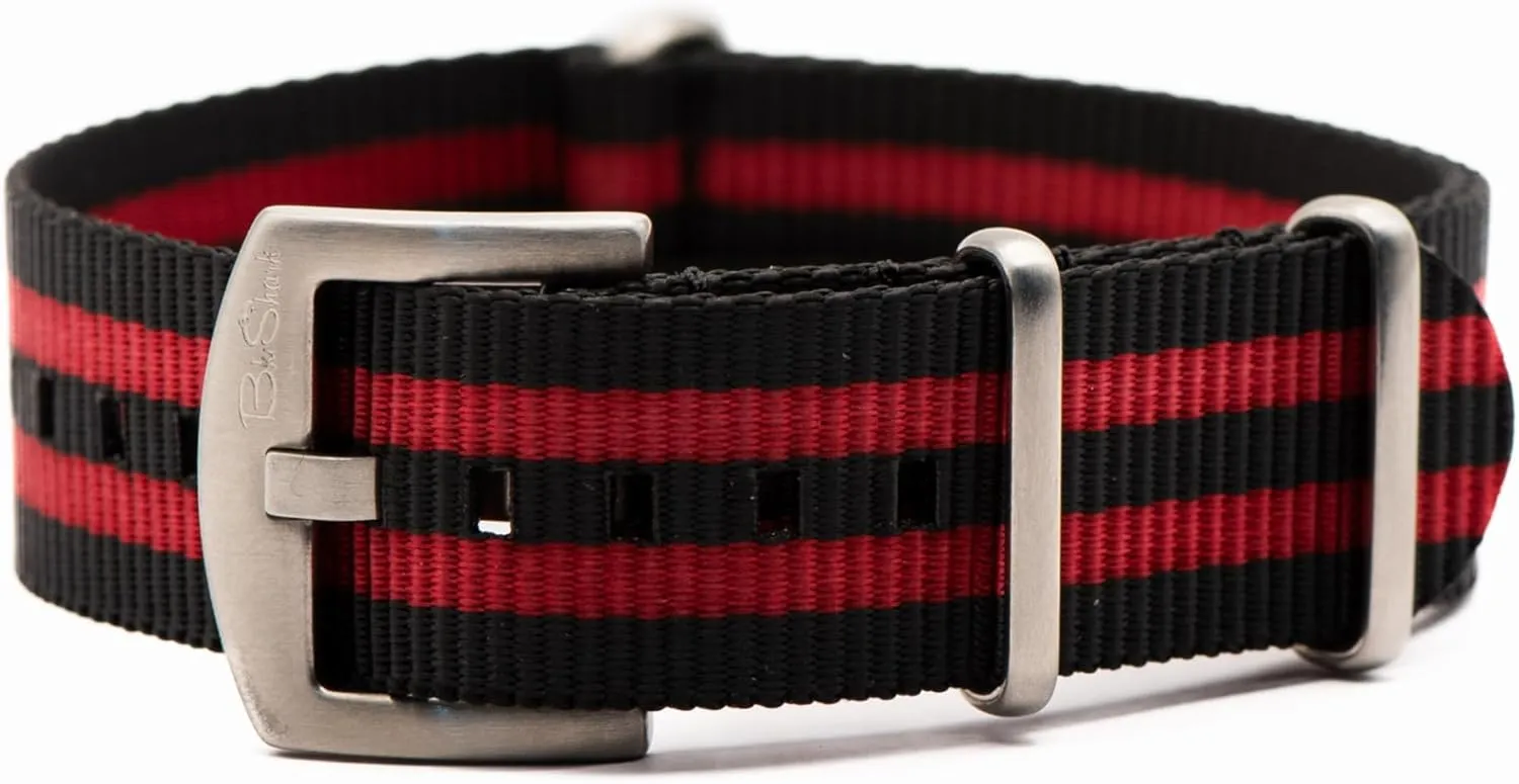 24mm mermaid donate drawback adapt worship Watch Bands Original Collection Military-Style Waterproof Watch Strap, Fits All Timepiece Brands, Durable Nylon Wristwatch Accessories with Stainless Steel Buckle - 18mm, 20mm, 22mm & 