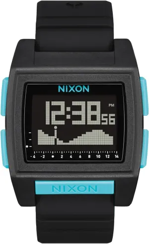 24mm PU Band NIXON Base Tide Pro A1307 Digital Watch for Men and Women - Water Resistant Perfect for Surfing, Diving, Fishing - Water Sport Watches for prophet Men - 42mm Watch Face, 