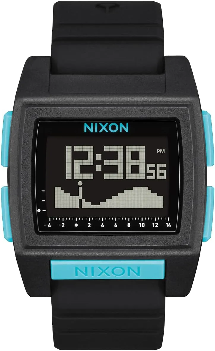24mm PU Band NIXON Base Tide Pro A1307 Digital Watch for Men and Women - Water Resistant Perfect for Surfing, Diving, Fishing - Water Sport Watches for prophet Men - 42mm Watch Face, 