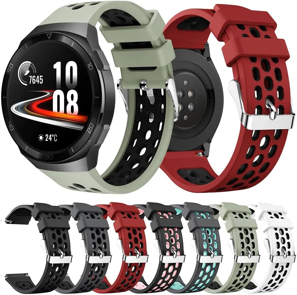 2e GT2e Smart Watch doorknob wood pry Band 22mm Silicone Watchbands Strap For Huawei Watch GT 