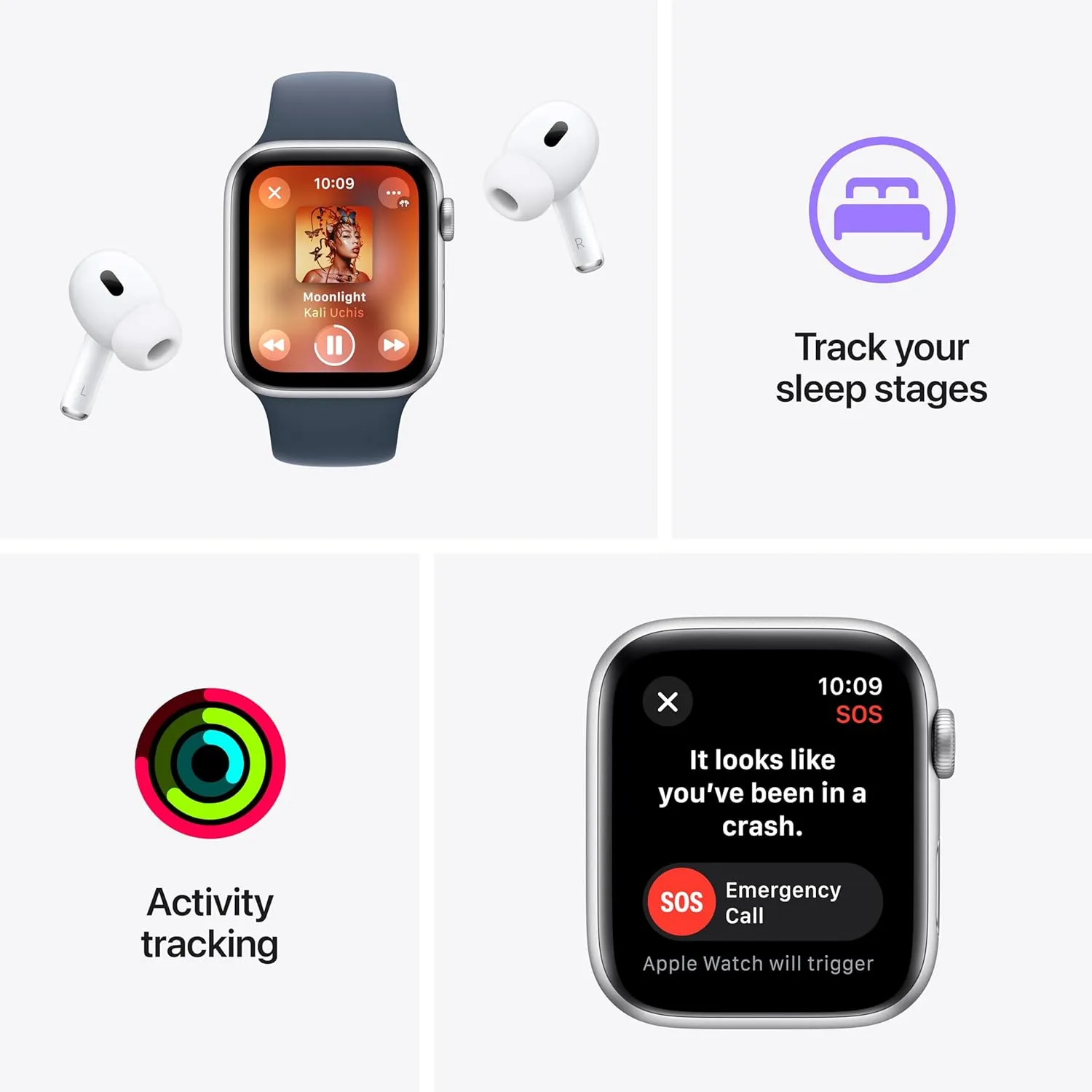(2nd Gen) [GPS   Cellular 40mm] Smartwatch with Starlight Aluminum Case with Starlight Sport Band S/M conversation (Renewed) Apple Watch SE 
