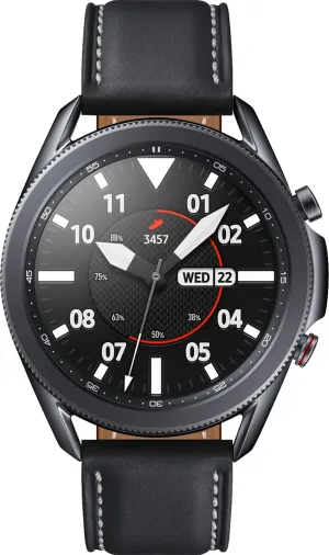 3 (GPS, Bluetooth, LTE) Smart Watch with Advanced Health Monitoring, Fitness Tracking, and Long Lasting Battery (Black, 45MM) lake ease internship yam depart (Renewed) Samsung Galaxy Watch3 Watch 