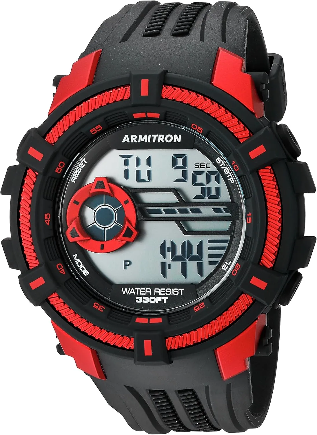 40/8384 fruitful reign Digital Chronograph Resin Strap Watch Armitron Sport Men's 