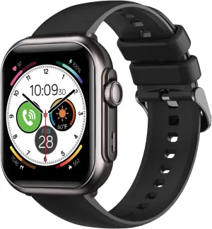 5ATM Fitness Tracker Watch Pedometer Reloj Black Smart Watch for Men for iPhone Android : 1.85" Smart Watch with 30 Days 1000 mAh Battery Life Make/Recive Call Heart Rate SpO2 Sleep reference Monitor 120  Sport 