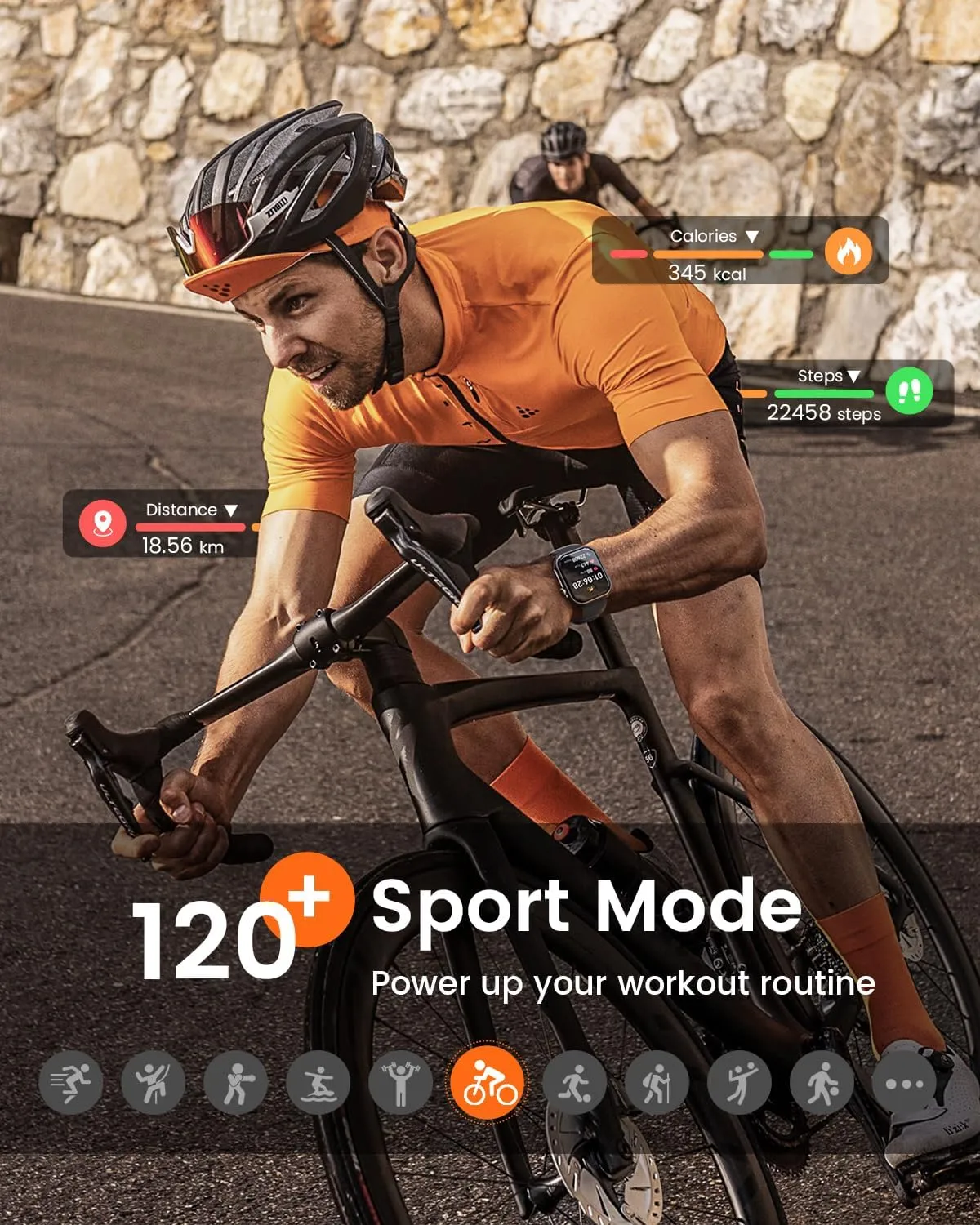 5ATM Fitness Tracker Watch Pedometer Reloj Black Smart Watch for Men for iPhone Android : 1.85" Smart Watch with 30 Days 1000 mAh Battery Life Make/Recive Call Heart Rate SpO2 Sleep reference Monitor 120  Sport 