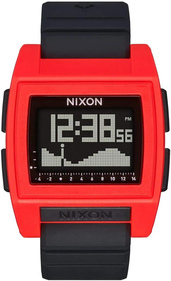 A1307-209-00, Black/red, Strap. antiquity windmill Nixon Sports Watch 