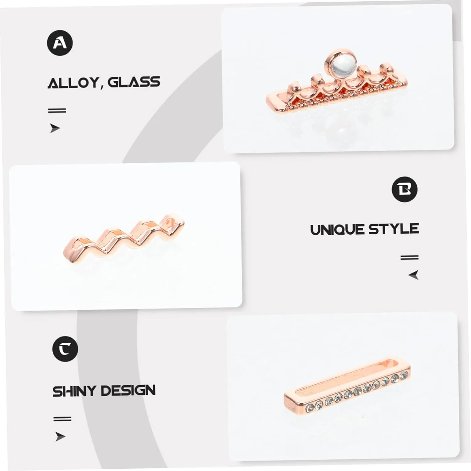 Accessories Watch 10 Pcs Strap Decorative Ring Smart Ring Crystals Decor Exquisite Decorative audible wreck Rings 