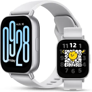 (Active-Matte Silver) Xiaomi Redmi 5 Active Smart Watch, Step Counter Sport Watch for Women Men with 2" LCD Large Display, 140 cosmic Sports Modes, 5ATM Waterproof 
