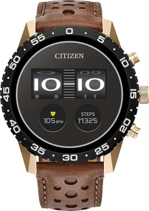 AI and NASA research, Wear OS by Google, HR, GPS, Fitness Tracker, Amazon Alexa?, iPhone Android Compatible, IPX6 Rating Citizen broad CZ Smart PQ2 44MM Sport Smartwatch with YouQ App with IBM Watson? 
