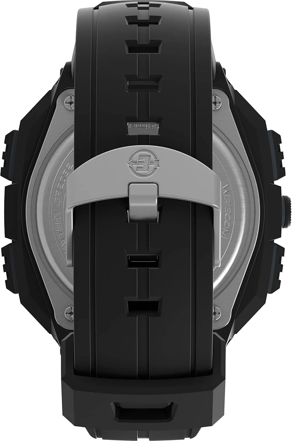 Alarm 50mm Watch ductless Timex Men's Expedition Shock XL Vibrating 