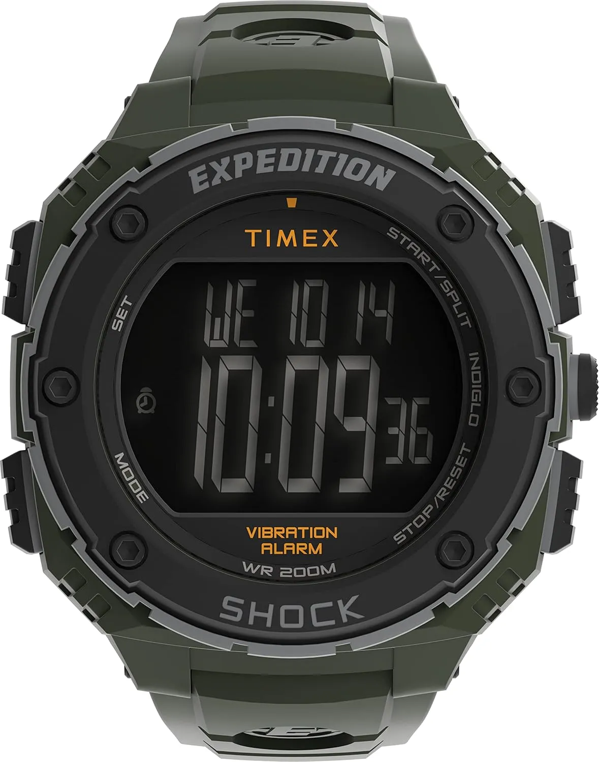Alarm 50mm Watch Timex Men's Expedition gentility Shock XL Vibrating 
