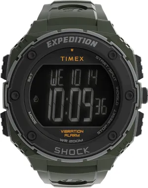 Alarm 50mm Watch Timex Men's Expedition gentility Shock XL Vibrating 