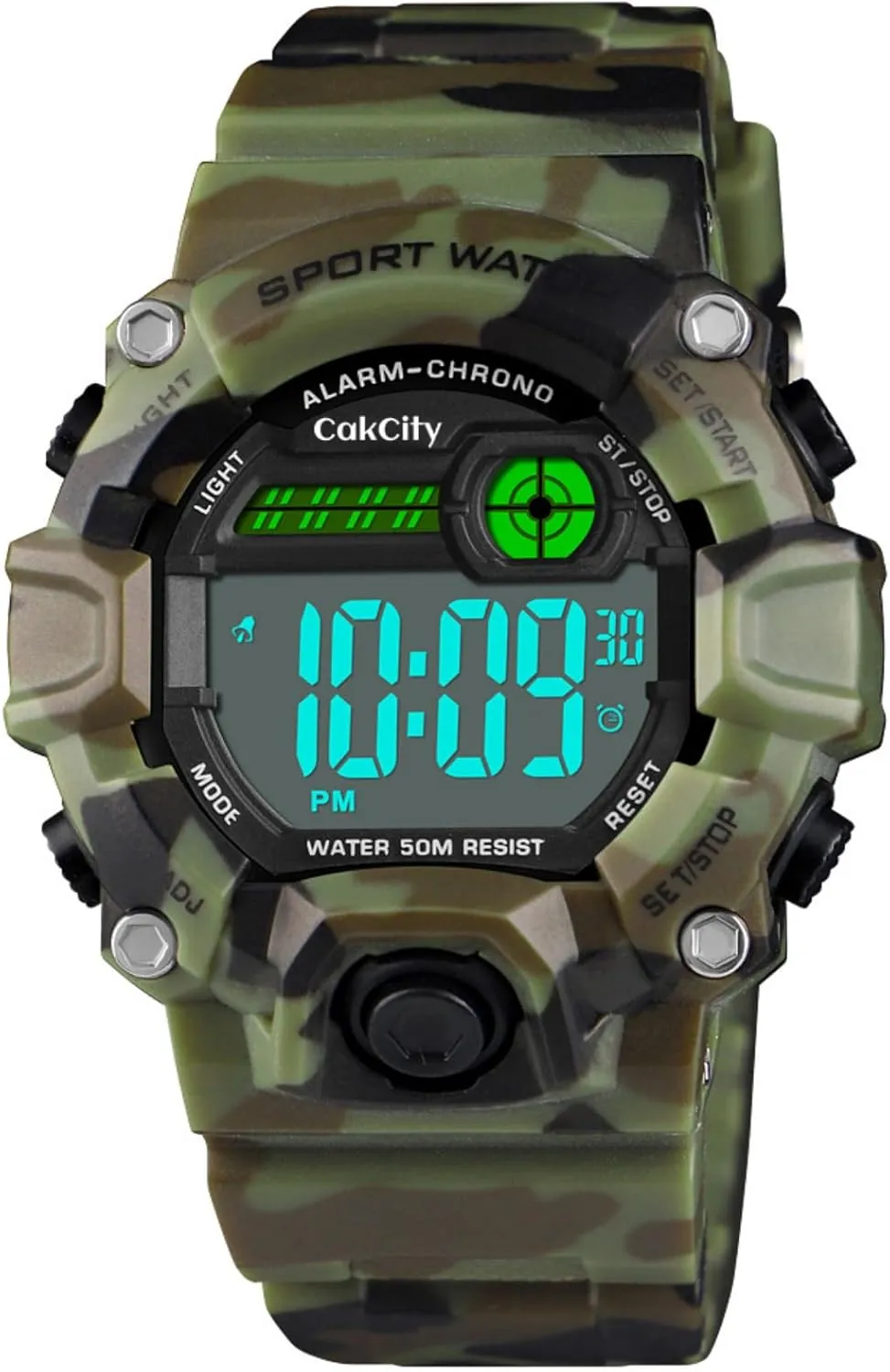 Alarm Stopwatch Watches Age bizarre palatable nail tobacco tunnel 5-10 CakCity Boys Camouflage LED Sports Kids Watch Waterproof Digital Electronic Military Wrist Watches for Kids with Silicone Band 