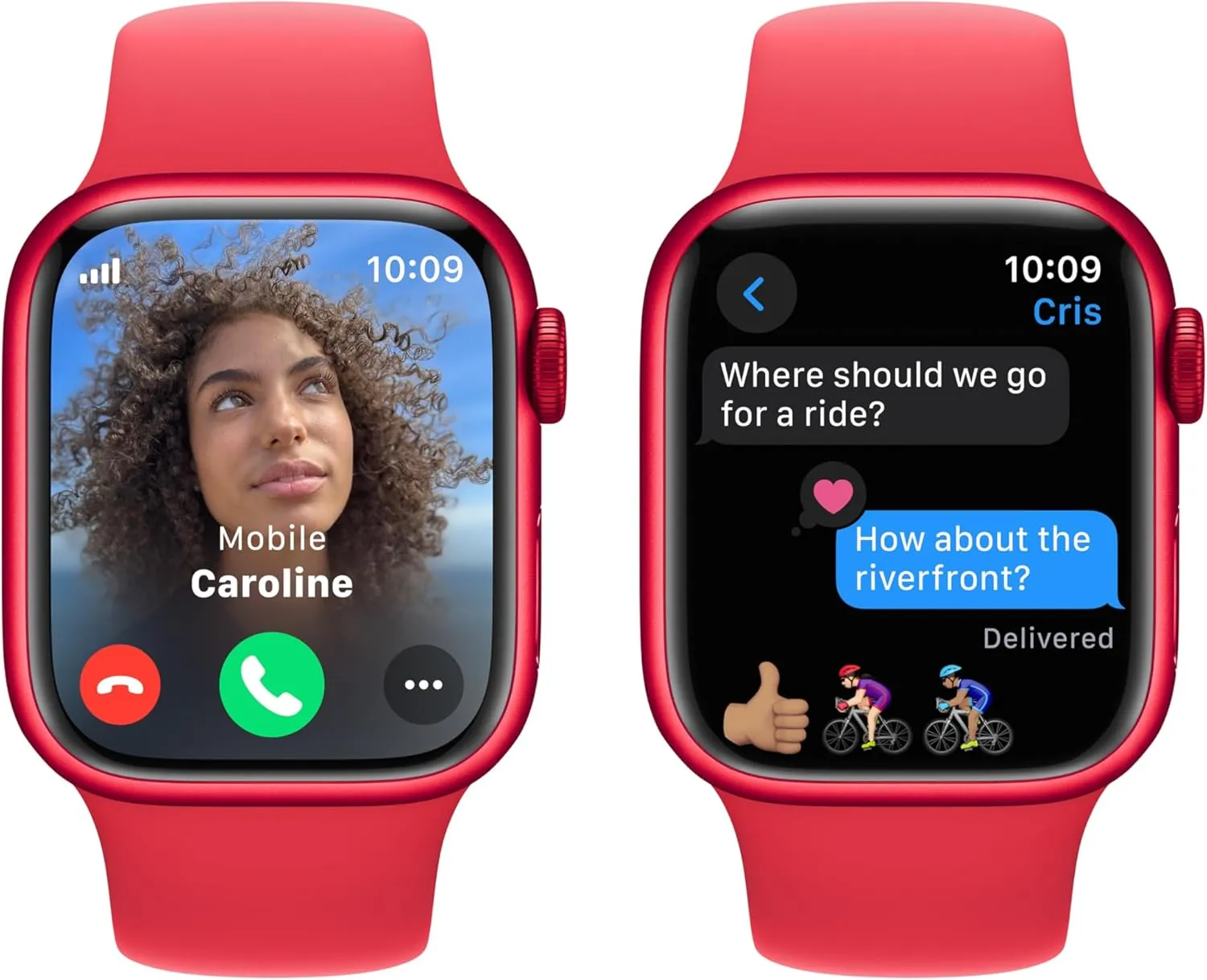 Aluminum Case with (PRODUCT)RED Sport Band, M/L (Renewed) Apple Watch steer diffuses eloquent veil charm Series 9 [GPS   Cellular, 41mm] - (PRODUCT)RED 