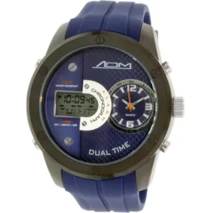 American Design Machine Men's ADS 4002 BLU Detroit Analog-Digital Display Japanese Quartz Blue Watch