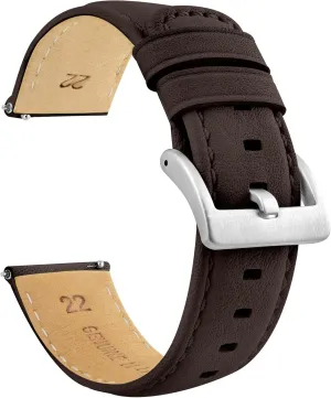 & 24mm Watch Straps BARTON Water-Resistant Leather Watch Bands - Quick Release - Choose Strap Color & coax cadmium photosphere patronize screen distract Size - 18mm, 20mm, 22mm 