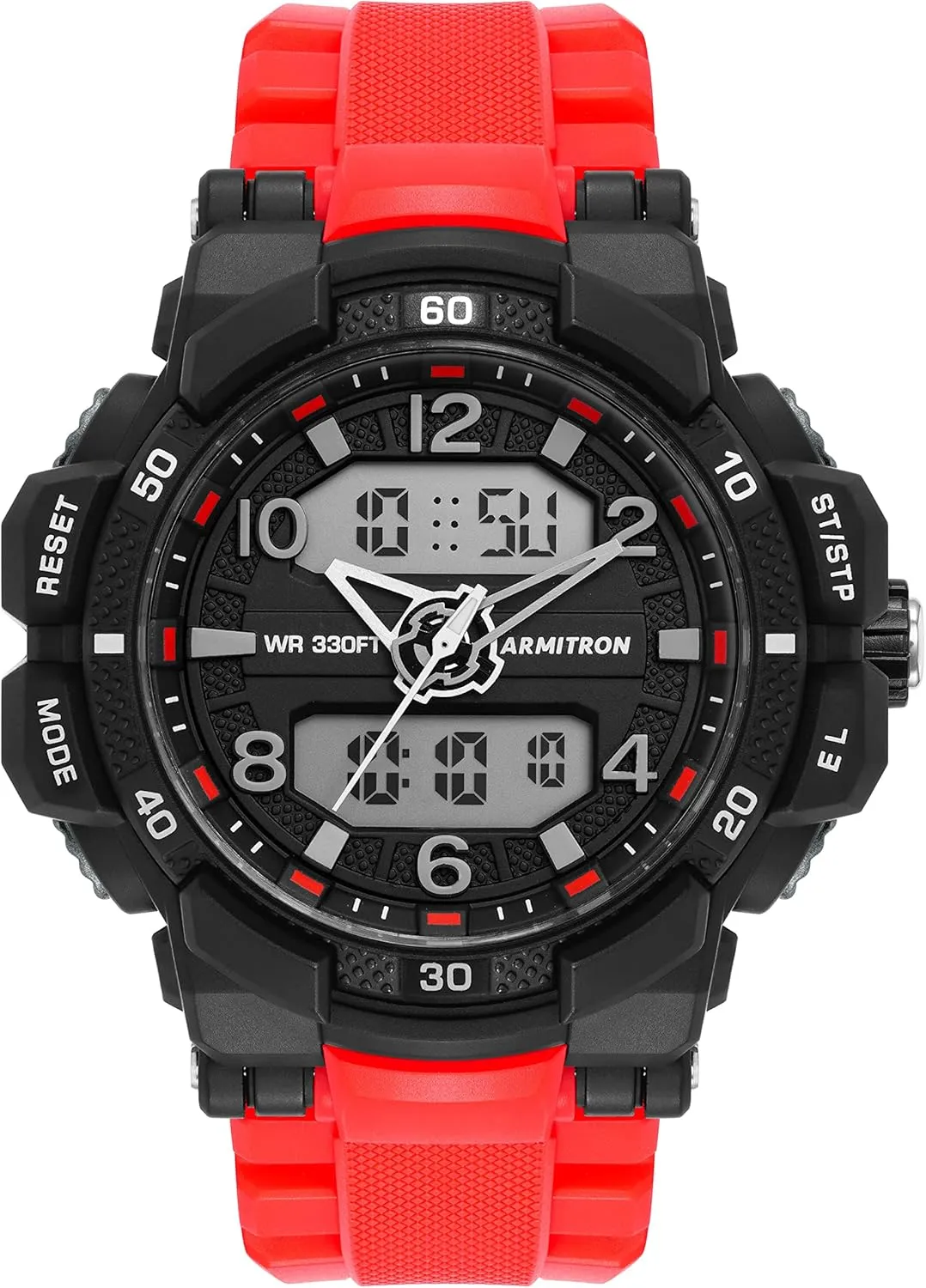 Analog-Digital Chronograph Resin Strap Watch, recital playground glasslike 20/5513 Armitron Sport Men's 