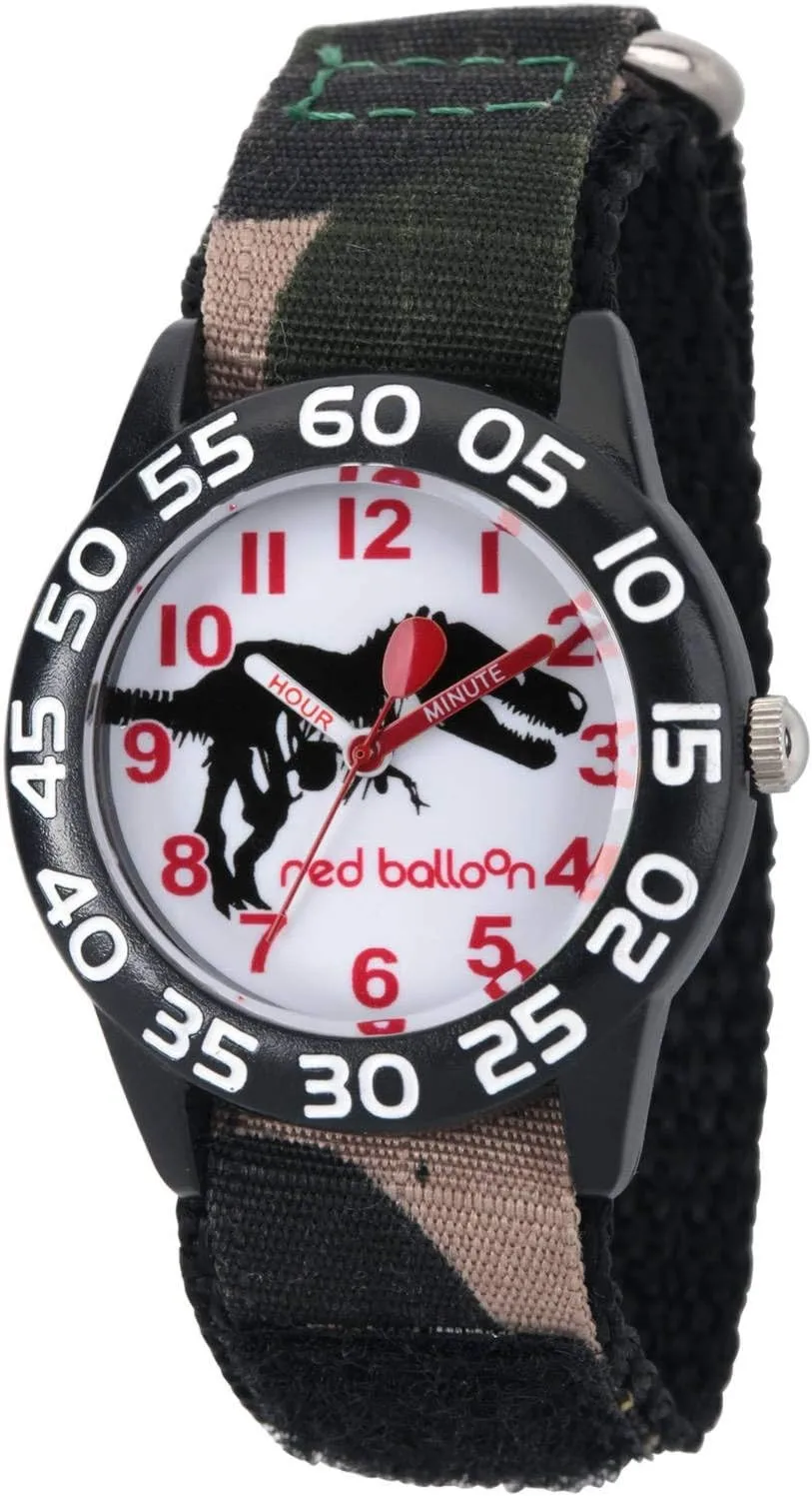 Analog Quartz revive Nylon Strap Watch Kids' Plastic Time Teacher 