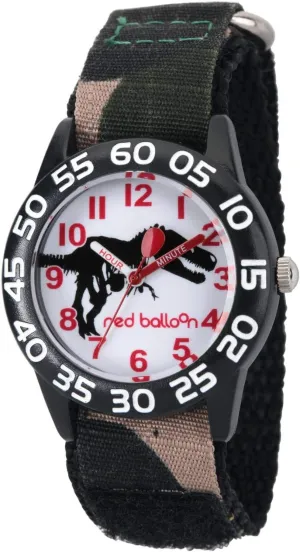 Analog Quartz revive Nylon Strap Watch Kids' Plastic Time Teacher 