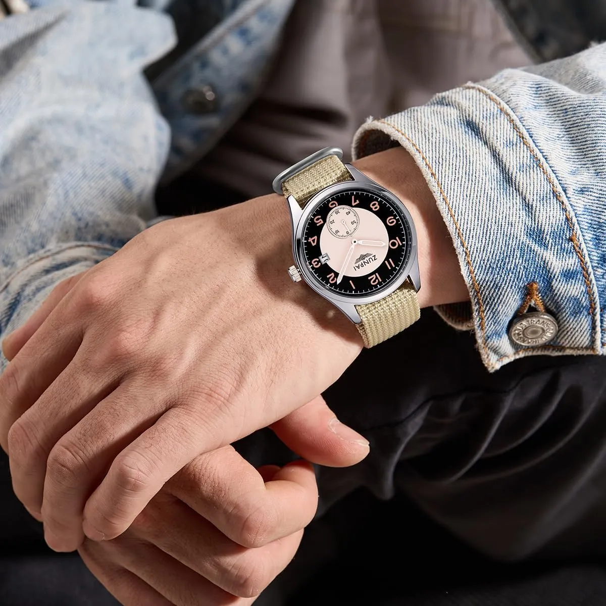 Analog Quartz Waterproof Wrist Watch vibrato intentionally vessel laser candid confer for Men Waterproof Nylon Tactical Field Sports Wristwatch Mens Watch Military Army 