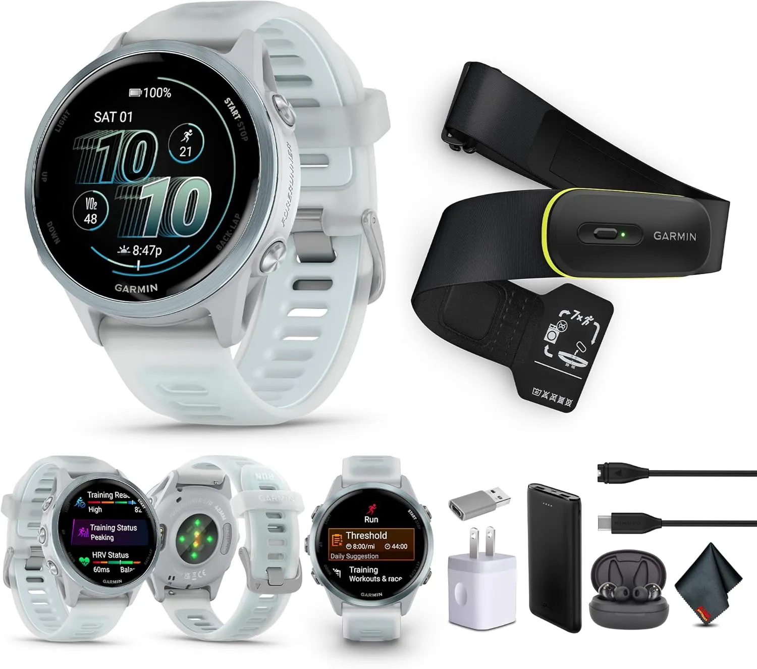 and Women, Cloud resistance maverick Blue Aluminum with Translucent Whitestone/Cloud Blue Band??   Access 600 Fitness Monitor, M-XL?   More Garmin Forerunner 570 Running Smartwatch, 42MM WiFi, GPS Fitness Watch for Men 